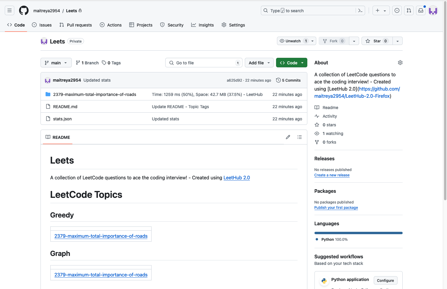 LeetHub 2.0 for Firefox
