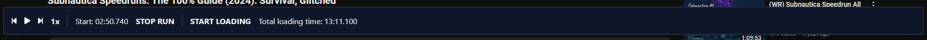 Speedrun Retime Extension