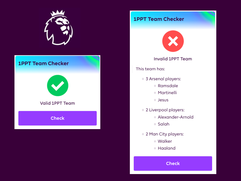 1PPT Fantasy Premier League