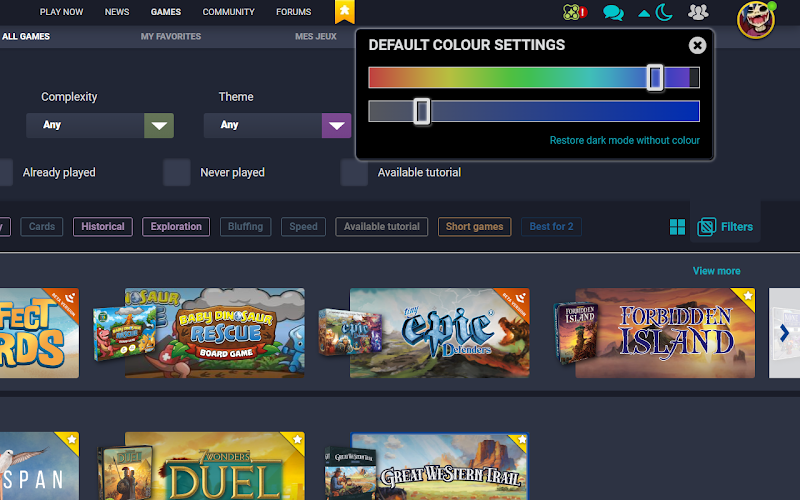 Board Game Arena (BGA) Extension
