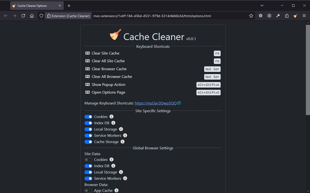 Cache Cleaner