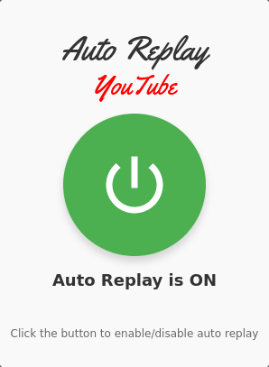 YouTube Auto Replay