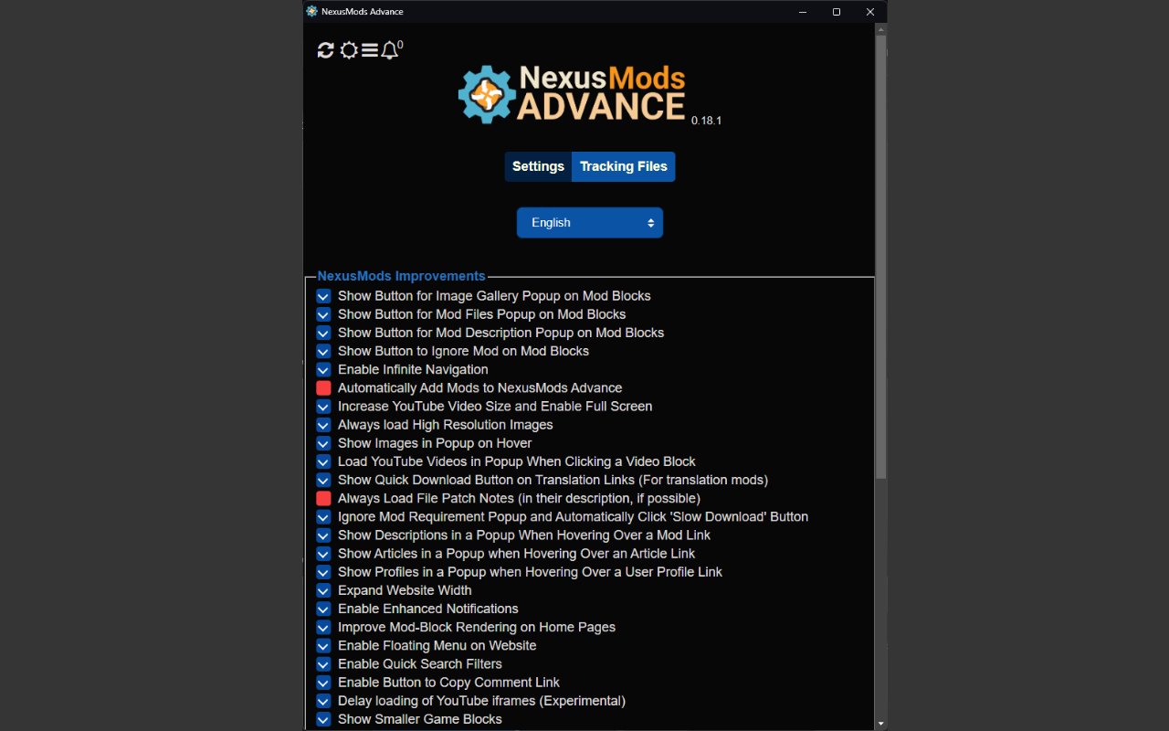 NexusMods Advance