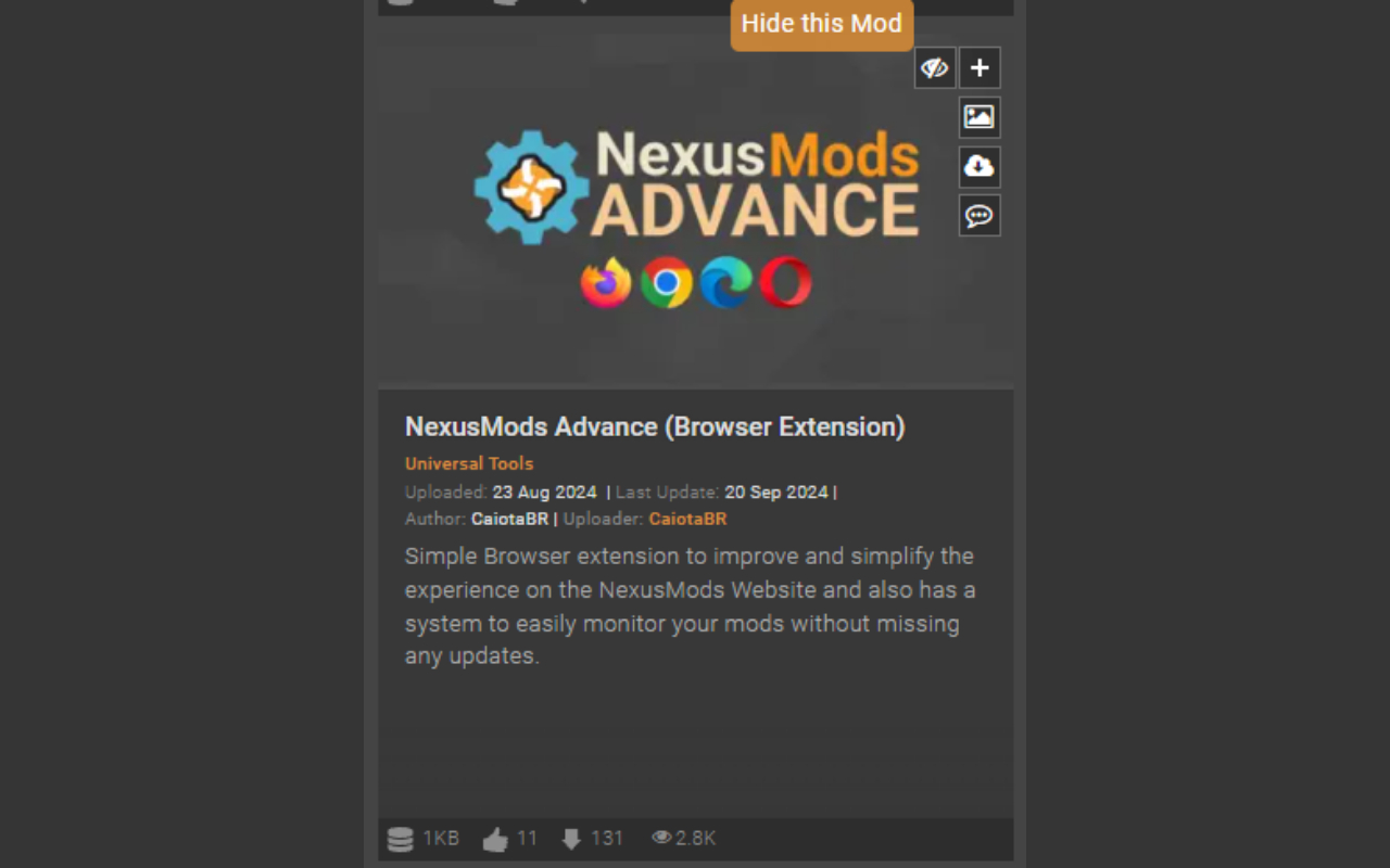 NexusMods Advance