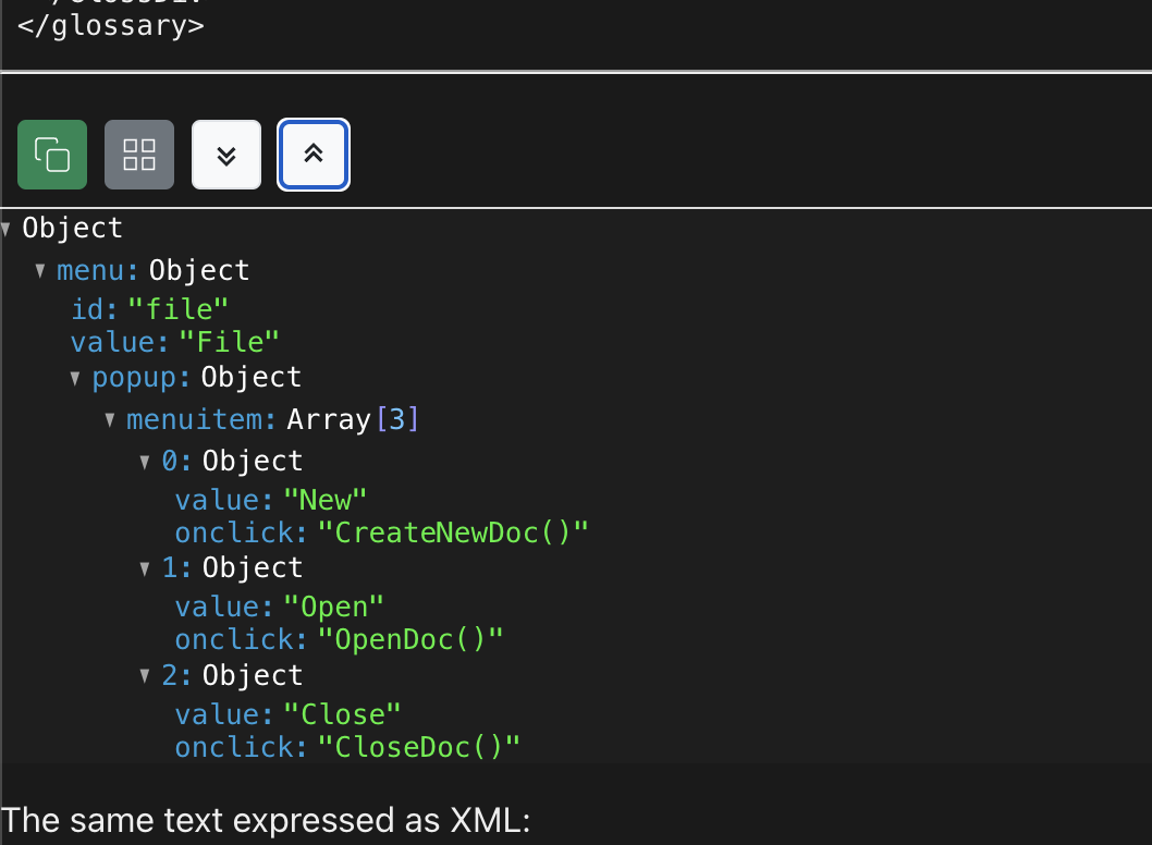 JSON Formatter Extension