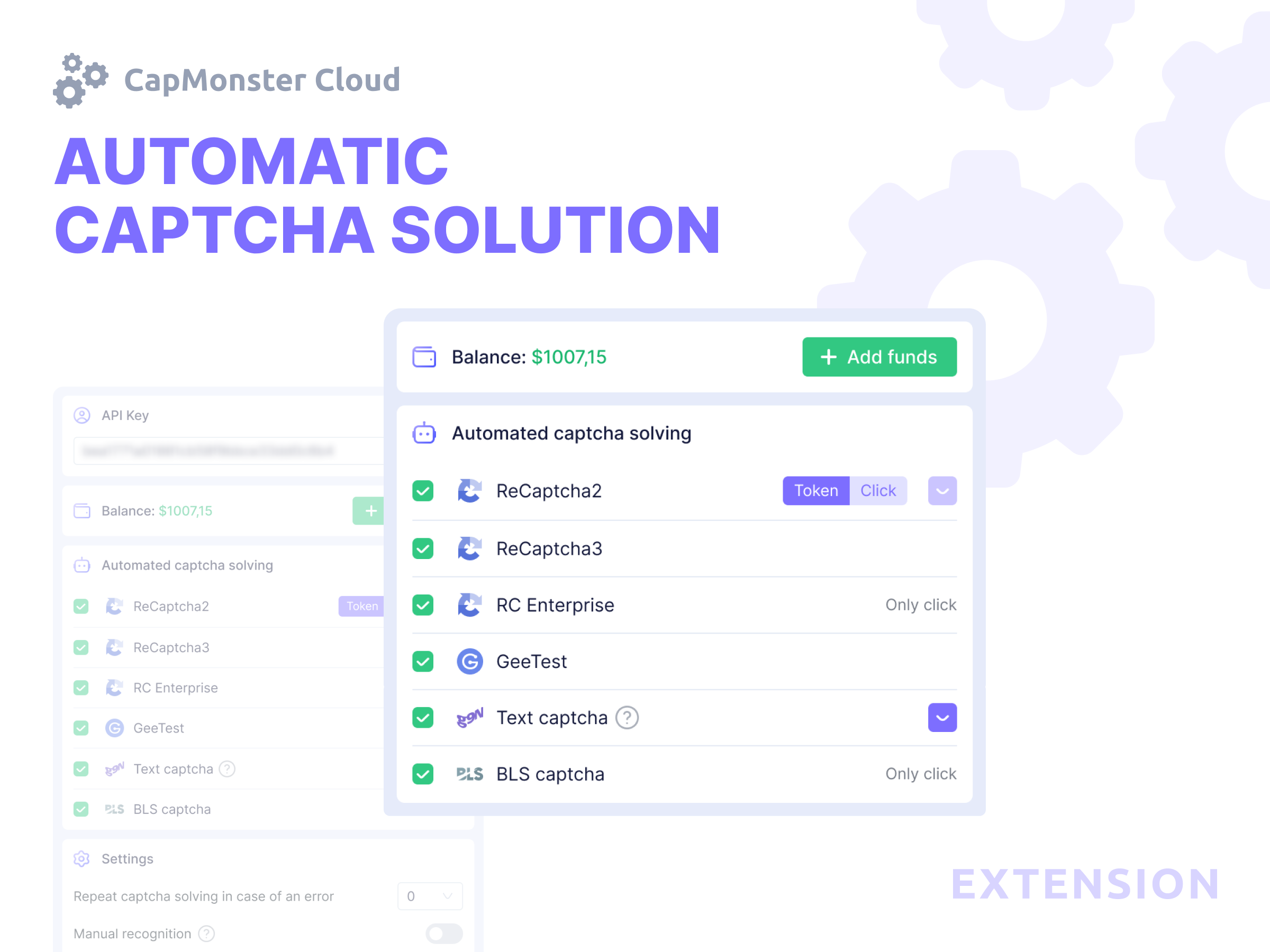 CapMonster Cloud — automated captcha solver
