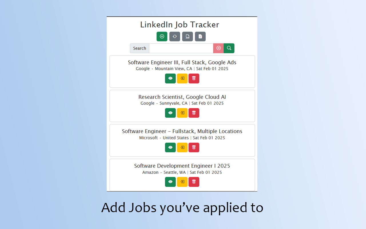 LinkedIn Job Tracker