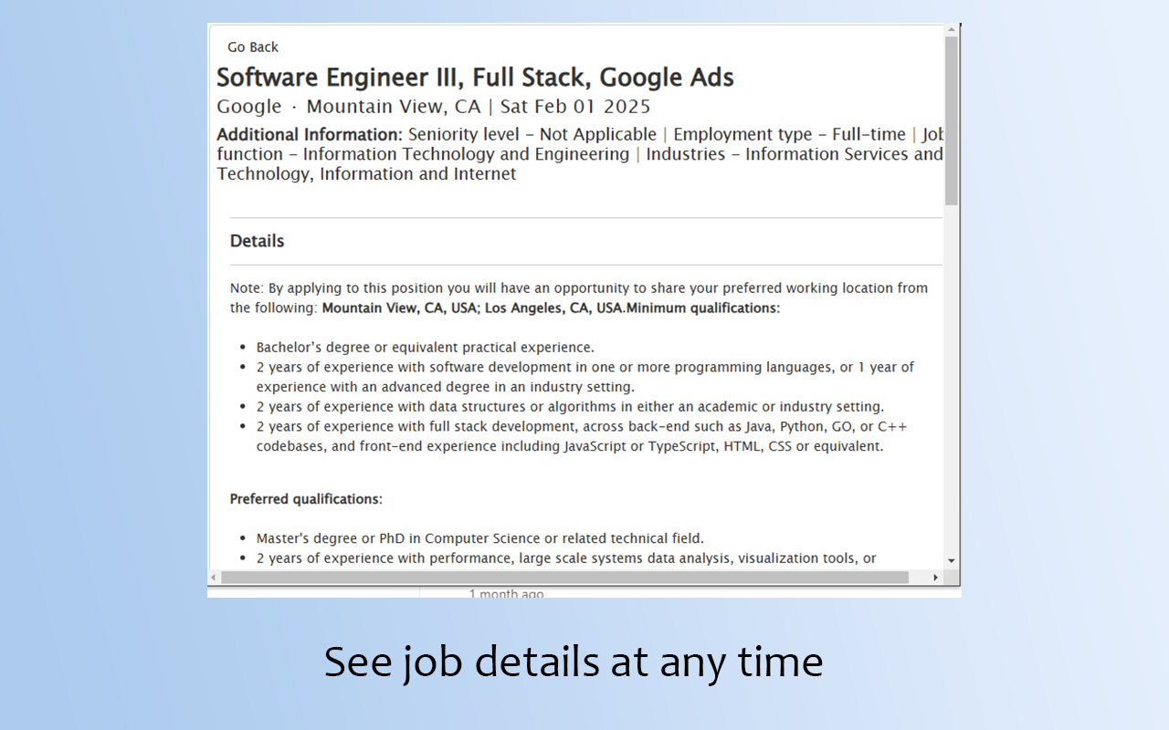 LinkedIn Job Tracker
