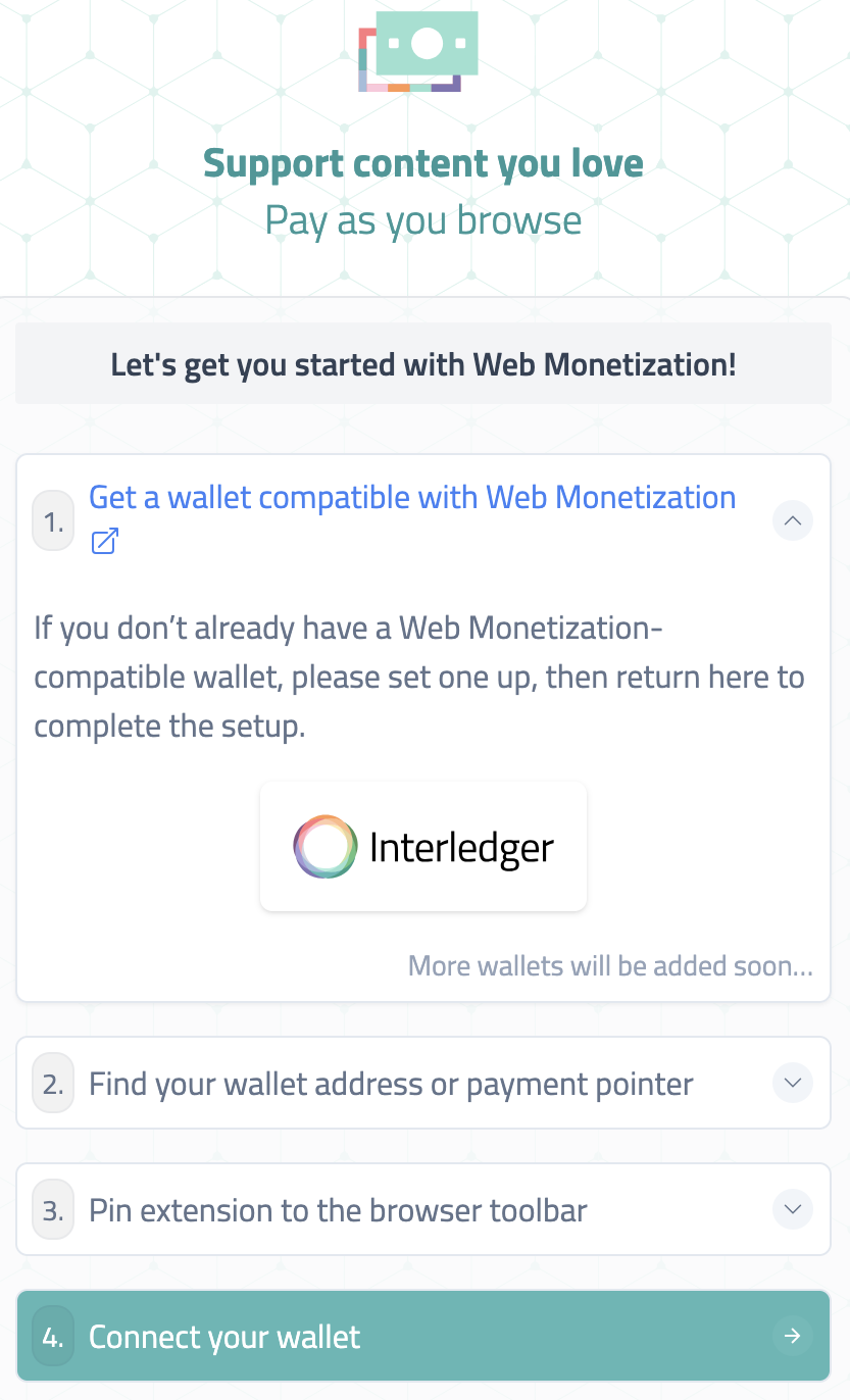 Web Monetization
