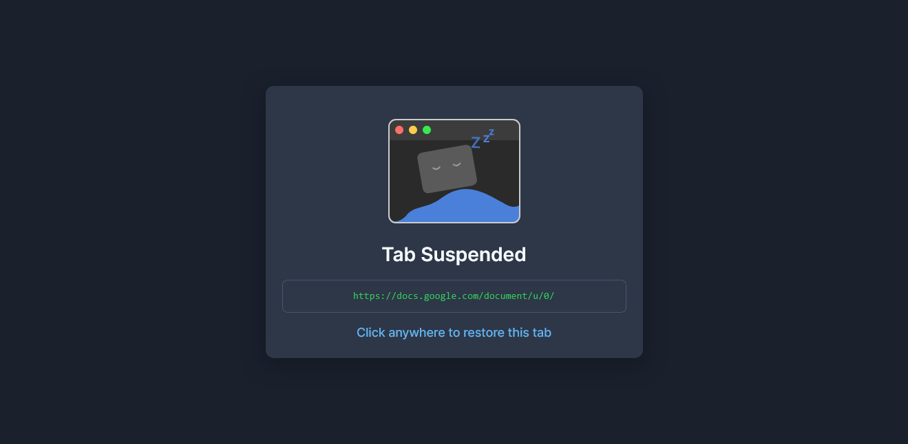 The Tab Suspender