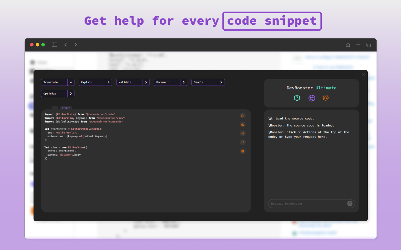 DevBooster - AI Coding Buddy