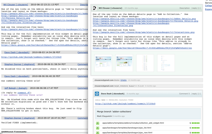 BugzillaJS - Tweaks for Bugzilla