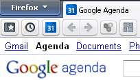 Open Google Calendar with toolbar button