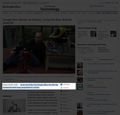 Fokus on the New York Times