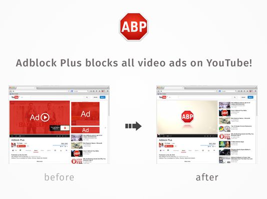 Adblock Plus Adblock Plus even removes those annoying 30-second video ads on YouTube.