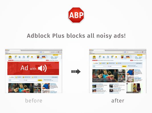 Adblock Plus Remove all annoying blinking banners!