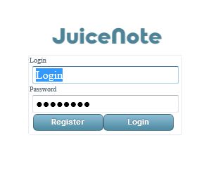 JuiceNote Plugin Login detection and easy access prompt.