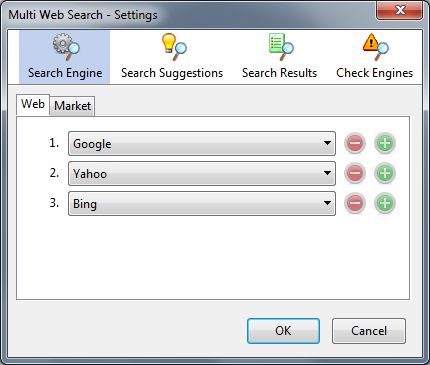 Settings Search Engine (Web)