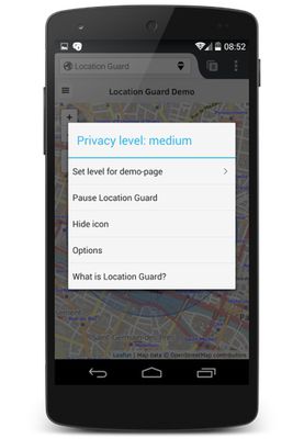 Location Guard on Android.