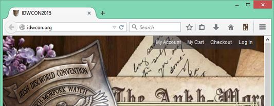 When a website returns a header the icon animates the message in Clacks semaphore. You can hover over the icon to read the message