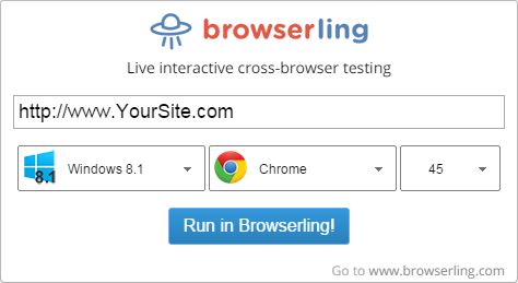 Browserling - Cross-browser Testing You can start cross-browser testing simply by selecting OS platform