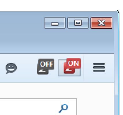 New ON and OFF Toolbar Buttons in Version 1.1.1 and versions Later!