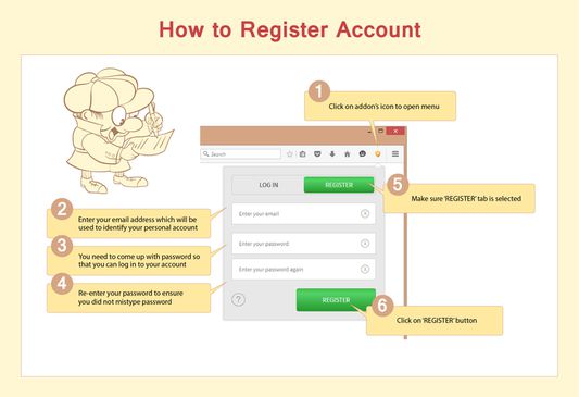 Step by Step: How to Register