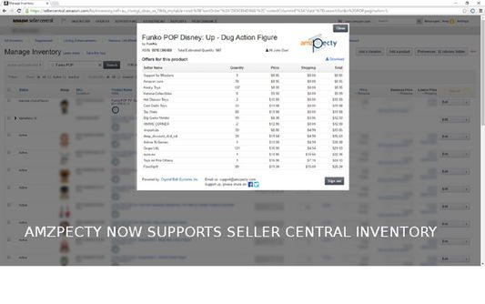 Seller Central Inventory Manage Support