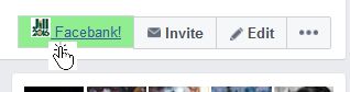 Facebanking button appears on event pages.