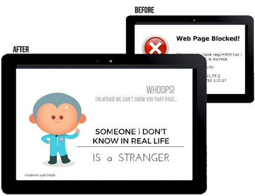 Teach your kids about Internet Safety real time, each time they run in to a blocked page. Blocking alone is not enough!