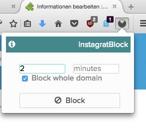 Blockiere jede beliebige Webseite für einen beliebigen Zeitraum