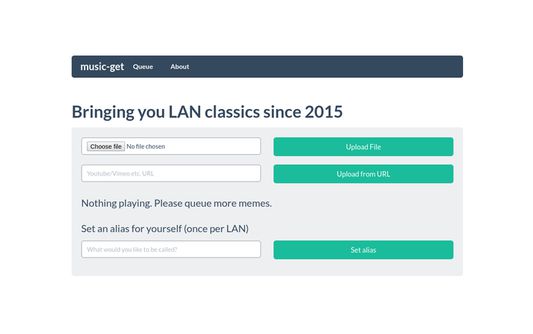 The music-get music server