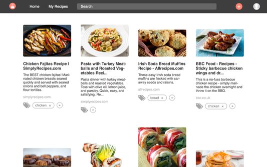 Search and collect all your recipes in one place.