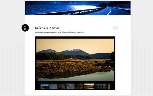 This a Galleria.io photo carousel generated with Album and running on a WordPress site. It contains references to pictures that are stored in Flickr