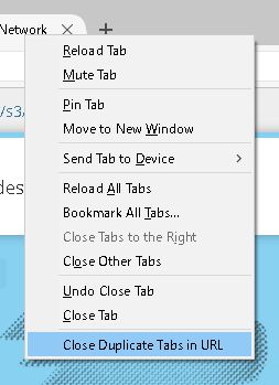 Right click menu when you select only one menu item in options.