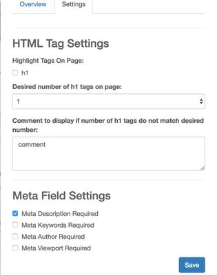 The settings page allows you to tailor the plugin to your specific needs.
