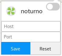 noturno configuration menu - proxy configurations OFF