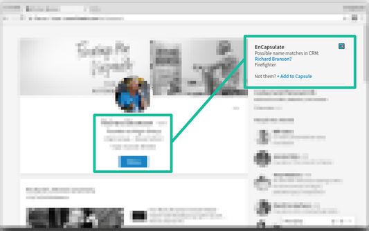 The missing tool for users of Capsule CRM and LinkedIn.