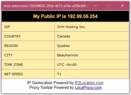 My public IP address