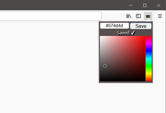 Easily select your desired background color of your 'New Tabs'.