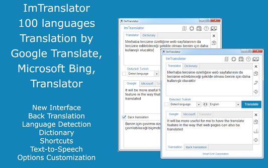 ImTranslator: Translator, Dictionary, TTS ImTranslator translates selected text