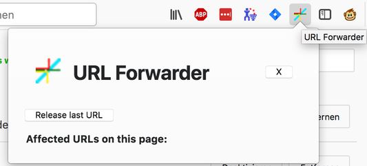 URL Forwarder Popup