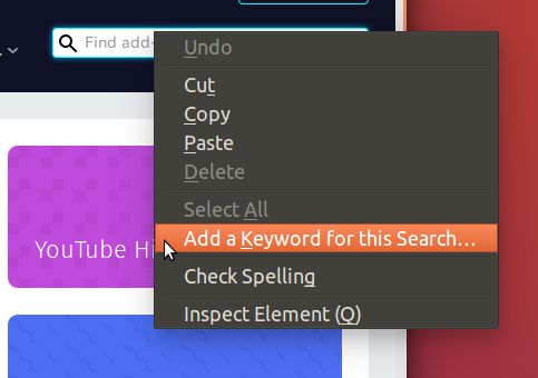 You can add search engine from the context menu on search fields in any webpage.