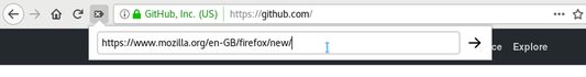 The classic-style “blank” URL button