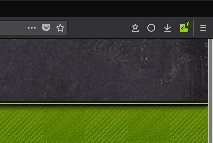 Toolbar icon on dark theme showing player count on your shortlist.