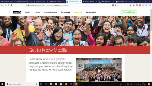 get to know mozilla