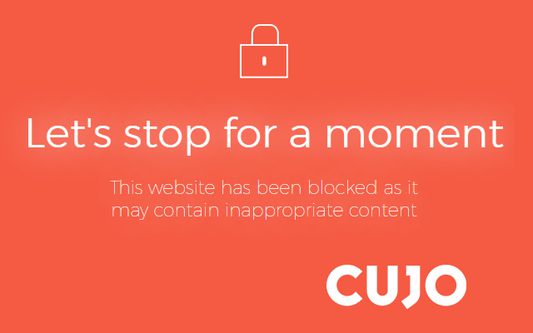 Block Page displayed when CUJO blocks HTTPS site.