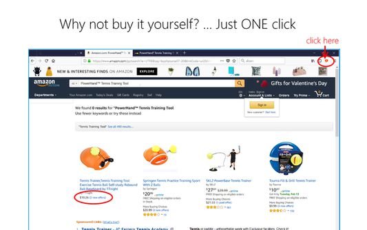 Why not buy it yourself ... Just one click