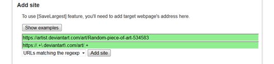Add a sample url and write rule to match it. Test it in real time to make sure it works for the given url.