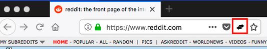 Step 1 - Simply log into your favorite website then click this icon to set up sharing.